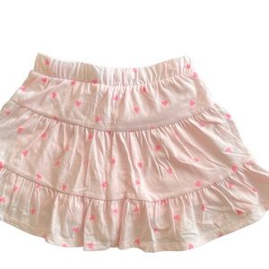 Kids Cat and jack Skort pink with pink hearts